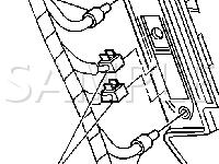 Rear of Left Rear Wheelhouse Diagram for 2004 Chevrolet Impala  3.4 V6 GAS