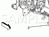 Behind The Left Side Of The IP Diagram for 2004 Saturn ION RED Line 2.0 L4 GAS