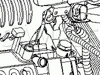 Left Front Of The Engine Diagram for 2004 Saturn ION RED Line 2.0 L4 GAS