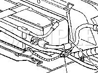 Passenger Compartment, Under The Right Side Of The Rear Seat Diagram for 2004 Buick Lesabre Custom 3.8 V6 GAS