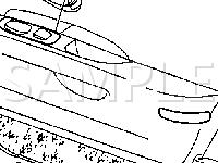 Right Rear Door Trim Panel Diagram for 2004 Buick Lesabre Limited 3.8 V6 GAS