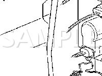 Right Front Door Latch Assembly Diagram for 2004 Buick Lesabre Custom 3.8 V6 GAS
