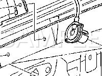 Rear Compartment Lid Release Actuator Diagram for 2004 Buick Lesabre Limited 3.8 V6 GAS