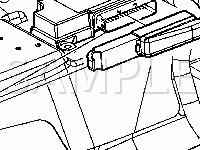 Under Center Console Diagram for 2004 Chevrolet Malibu LT 3.5 V6 GAS