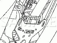 Lower Right B Pillar Diagram for 2004 Chevrolet Malibu LS 3.5 V6 GAS
