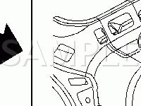 Center High Mounted Stop Lamp Location Diagram for 2004 Buick Rainier  5.3 V8 GAS