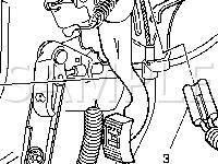 Lower Left Front Of The Passenger Compartment Diagram for 2004 Buick Regal LS 3.8 V6 GAS