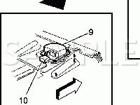 Inflatable Restraint Components Diagram for 2004 Buick Rendezvous  3.6 V6 GAS