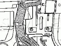 Behind IP Compartment Diagram for 2004 Buick Rendezvous Ultra 3.6 V6 GAS