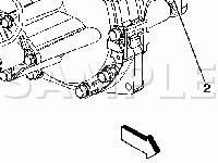 Front Drive Axle Harness Routing Diagram for 2004 GMC Sierra 1500  4.8 V8 GAS
