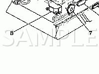 Front Seat Diagram for 2004 GMC Sierra 2500 HD  6.0 V8 GAS