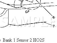 Heated Oxygen Sensors Diagram for 2004 Chevrolet Silverado 1500  5.3 V8 FLEX