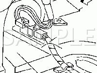 Seat Belt Buckle and Switch Diagram for 2004 GMC Sonoma  4.3 V6 GAS