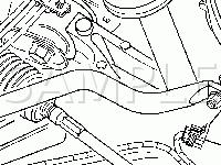 Left Front Of Vehicle Near The Wheel Diagram for 2004 Cadillac SRX  4.6 V8 GAS