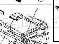 SIR Components Diagram for 2004 Cadillac SRX  4.6 V8 GAS