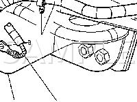 Lower LF of the Radiator Support Components Diagram for 2004 Chevrolet Suburban 2500  8.1 V8 GAS