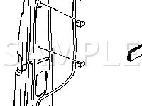 B-Pillar,Left Diagram for 2004 Chevrolet Trailblazer EXT 4.2 L6 GAS