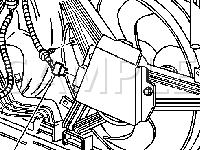 Front of Engine Compartment Diagram for 2004 Chevrolet Venture  3.4 V6 GAS