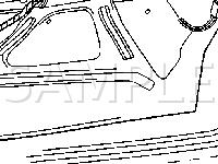 RH Sliding Door Diagram for 2004 Chevrolet Venture  3.4 V6 GAS