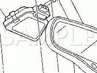 Upper Center Of The Windshield Diagram for 2004 Cadillac XLR  4.6 V8 GAS