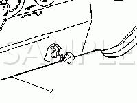 Lower Center of the I/P Components Diagram for 2004 GMC Yukon XL 2500  6.0 V8 GAS