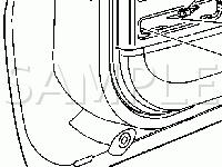 Driver Door Panel Components, Courtesy Lamp Diagram for 2004 GMC Yukon XL 2500  6.0 V8 GAS