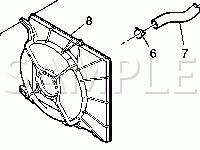Radiator Fan Diagram for 2005 Chevrolet Aveo LT 1.6 L4 GAS