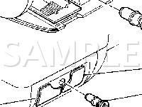 Cigar Lighter Diagram for 2005 Chevrolet Blazer  4.3 V6 GAS