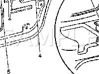 Door Wiring Harness Diagram for 2005 Chevrolet Blazer  4.3 V6 GAS