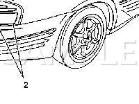 Rear of Vehicle Diagram for 2005 Pontiac Bonneville SLE 3.8 V6 GAS