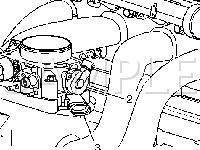 Upper Rear Of Engine Diagram for 2005 Chevrolet Cavalier  2.2 L4 GAS