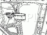 Passenger Door Components Diagram for 2005 Chevrolet Cobalt  2.2 L4 GAS