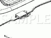 Rear Window Diagram for 2005 Chevrolet Corvette  6.0 V8 GAS