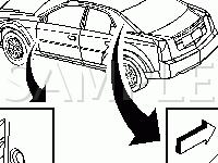 Passenger Compartment Grounds Diagram for 2005 Cadillac CTS  2.8 V6 GAS