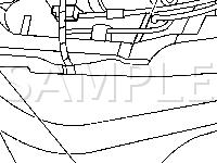 Right Rear Of The Passenger Compartment, Under The Rear Seat Diagram for 2005 Cadillac Deville  4.6 V8 GAS