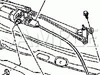 Windshield Wiper Motor Diagram for 2005 GMC Envoy SLT 4.2 L6 GAS