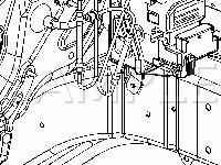 Electronic Power Steering Harness Location Diagram for 2005 Chevrolet Equinox LS 3.4 V6 GAS
