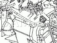 Engine Compartment Component Locations Diagram for 2005 Chevrolet Equinox LT 3.4 V6 GAS