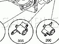 Automatic Transmission Electronic Component Views Diagram for 2005 Chevrolet Equinox LT 3.4 V6 GAS