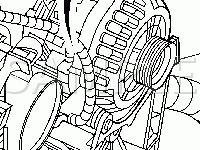 Upper Front Of The Engine Diagram for 2005 Chevrolet Express 2500  4.8 V8 GAS