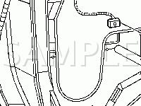 Passenger Door Harness Routing Diagram for 2005 Chevrolet Express 3500 VAN  4.8 V8 GAS