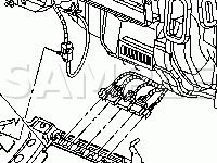 Body Control System Component Views Diagram for 2005 Chevrolet Express 2500  5.3 V8 GAS