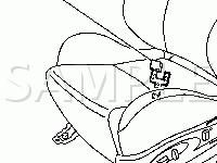 Drivers Seat Diagram for 2005 Pontiac GTO  6.0 V8 GAS