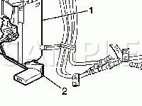 Fuel Pump and Sender Assembly Diagram for 2005 Saturn ION RED Line 2.0 L4 GAS