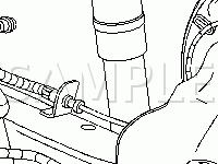 Right Rear Frame and Underbody Diagram for 2005 Saturn ION RED Line 2.0 L4 GAS
