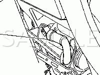 Lower Left B Pillar Diagram for 2005 Chevrolet Malibu  2.2 L4 GAS