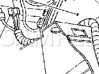 Left Side of Rear Window Diagram for 2005 Chevrolet Monte Carlo LS 3.4 V6 GAS