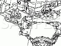 Engine Component Locations Diagram for 2005 Pontiac Montana SV6 3.5 V6 GAS
