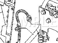 Center Front Of The Vehicle Diagram for 2005 Buick Park Avenue Ultra 3.8 V6 GAS
