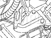 Engine Compartment, On The Left Side Above The Transmission Diagram for 2005 Buick Park Avenue  3.8 V6 GAS